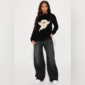 NWT Fashion Nova Ghosted Sweater